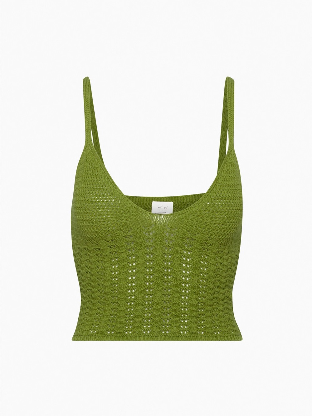 Aritzia Wilfred Evie Knit top, Small, Green